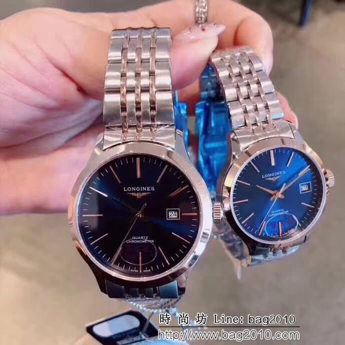 LONGINES浪琴 跨年新品力作 情侶對表 WSS1250